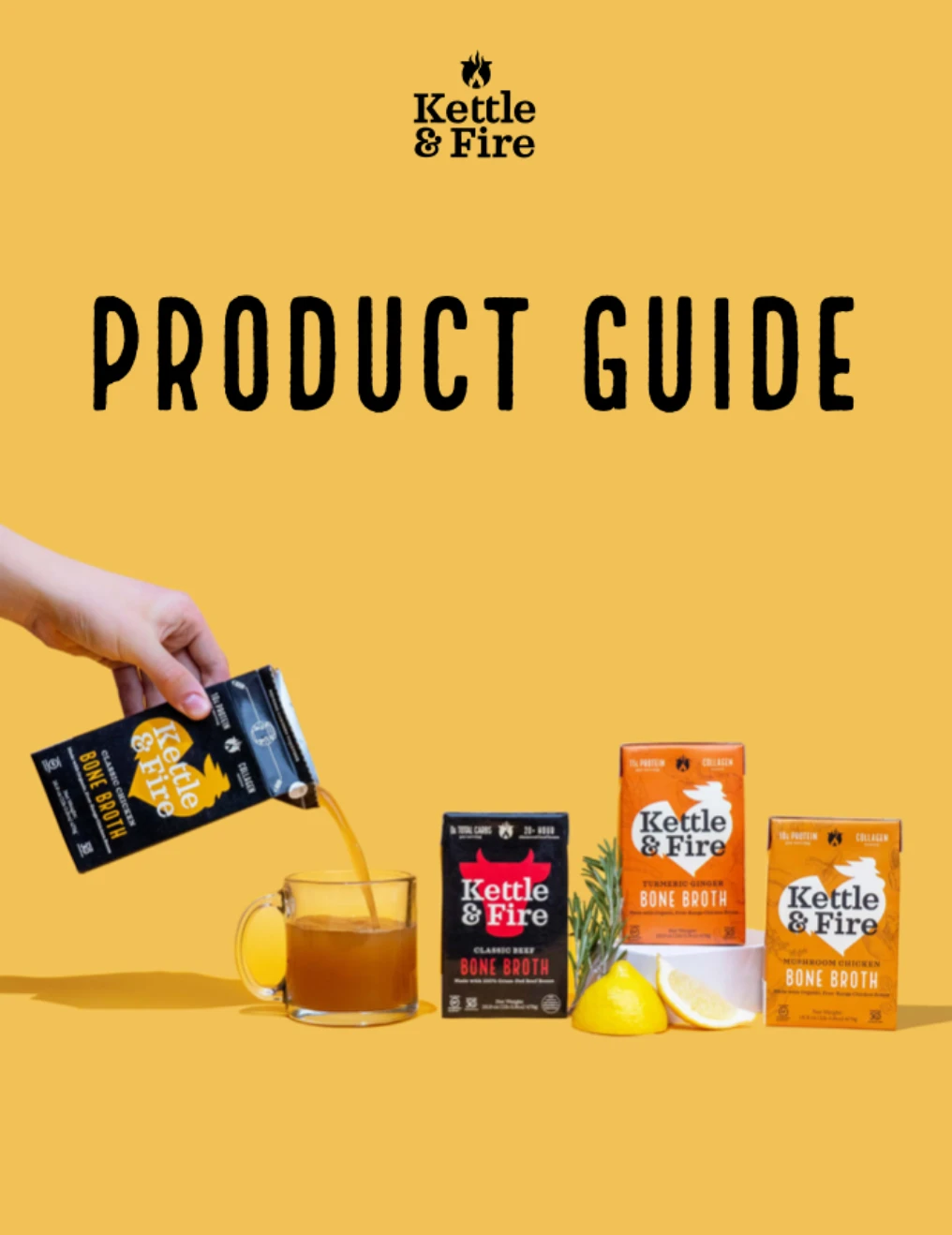 Kettle and Fire product guide design