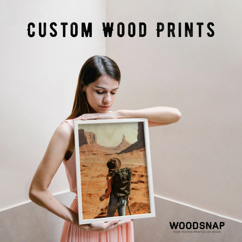 Woodsnap custom wood prints creative design